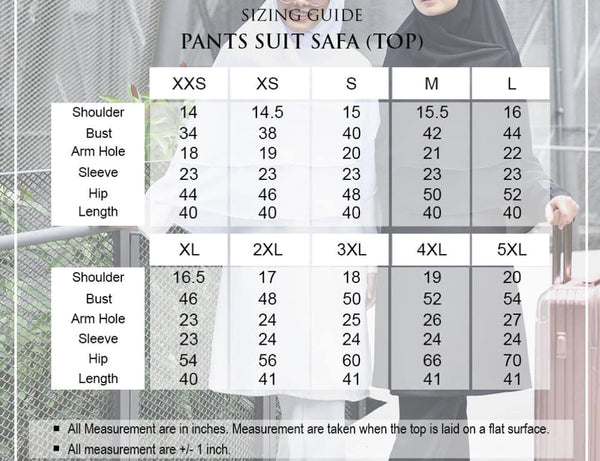 Pants Suit Safa