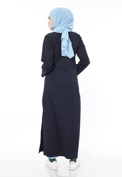 Waseema Linen Split Long Top