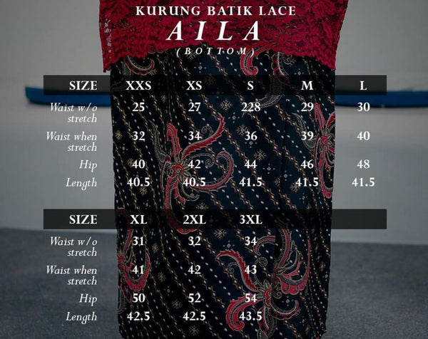 Kurung Lace Batik Aila