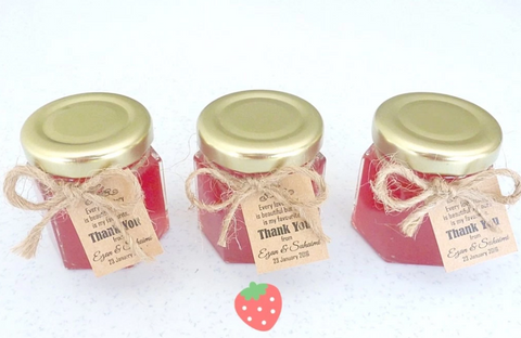 Fruit Jam Or Honey With String Tag