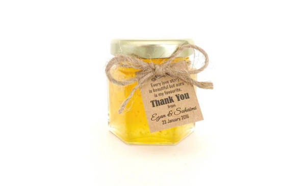 Fruit Jam Or Honey With String Tag